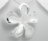Pandantiv mare argint model floare