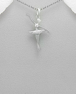 Pandantiv balerina din argint 17-1-i21191