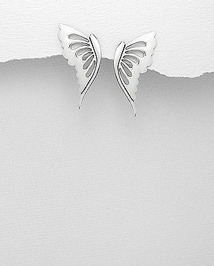Cercei fluture din argint 11-1-i55322