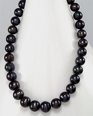Put up with Shredded Leap Colier cu perle negre de cultura si argint 14-1-i357 | SilverZone.ro
