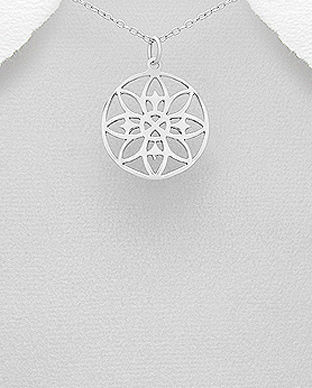 Floarea norocului pandantiv din argint 17-1-i59294