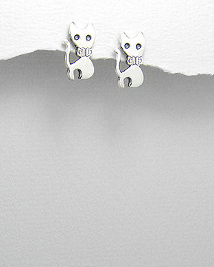 Cercei pisicuta din argint 11-1-i21440