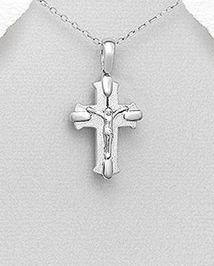 Cruce cu Isus din argint 17-1-i64259