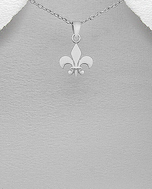 Fleur De Lis bijuterie argint pandantiv 17-1-i64511