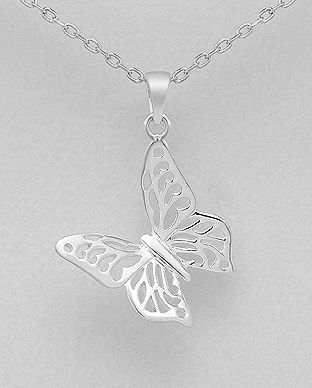 Fluture pandantiv din argint 17-1-i64589