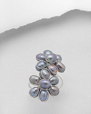 Inel handmade cu perle de cultura 32-1-i5231