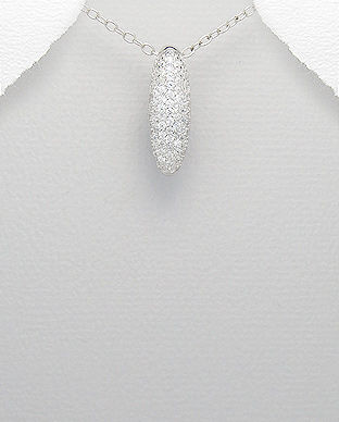 Pandantiv din argint cu pietricele Diamond Sparkle 17-1-i44501