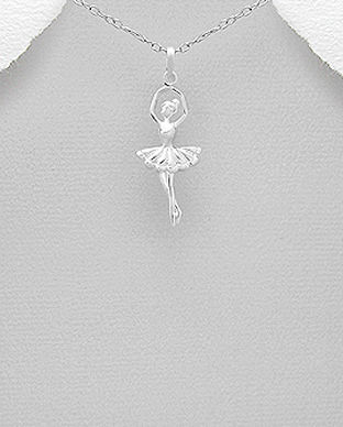Pandantiv balerina gratioasa din argint 17-1-i59297