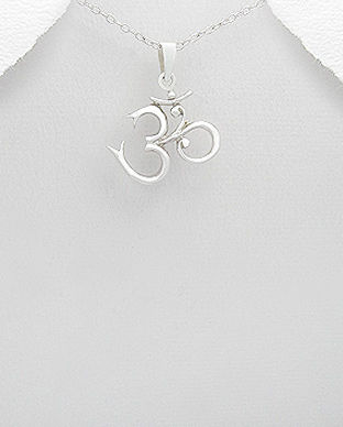 Simbol Hindus Om (Aum) pandant din argint 17-1-i61268