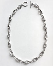 Colier de dama din argint cu zale ovale 14-1-i43108