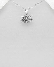 Bijuterii lotus pandantiv din argint 17-1-i62248