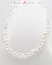 Colier cu perle albe de cultura 34-1-i3766